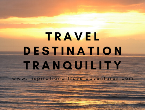 TRAVEL DESTINATION TRANQUILITY SUNSET