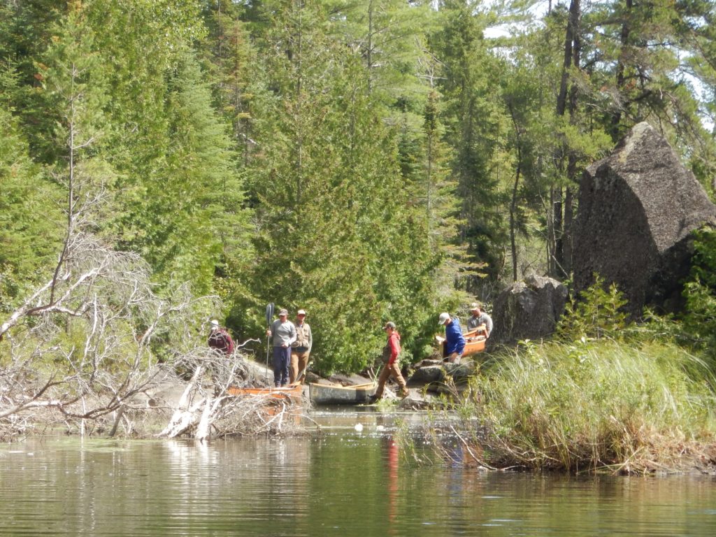 portage from Adams Lake to Smite Lake can be tricky (low water)- very remote