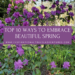 TOP 10 WAYS TO EMBRACE BEAUTIFUL SPRING