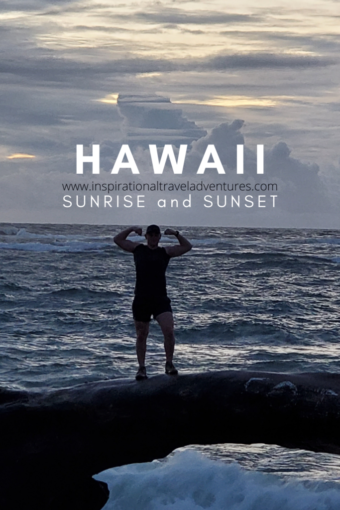Hawaii kauai sunrise and sunset