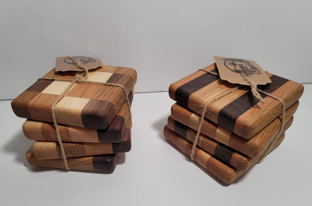 ALL HARDWOOD COASTERS