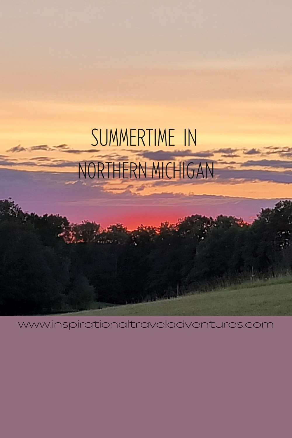 summertime in northern michigan